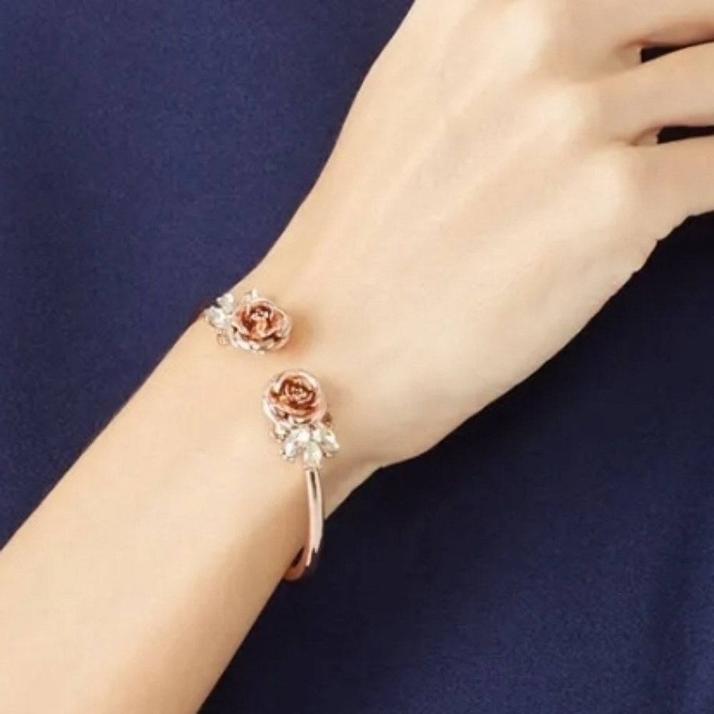 NWT Kate Spade Rose Gold Garden Garland Bracelet